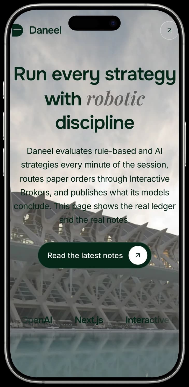 Daneel mobile hero
