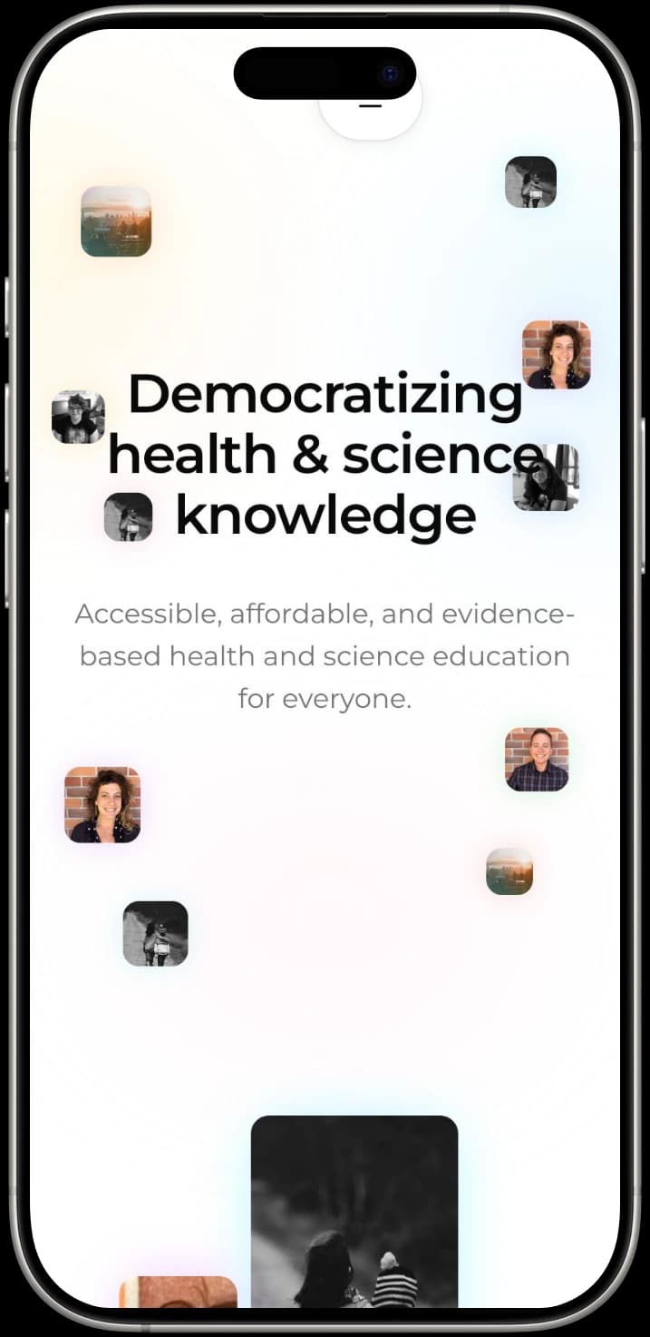 Whole Human Project mobile hero