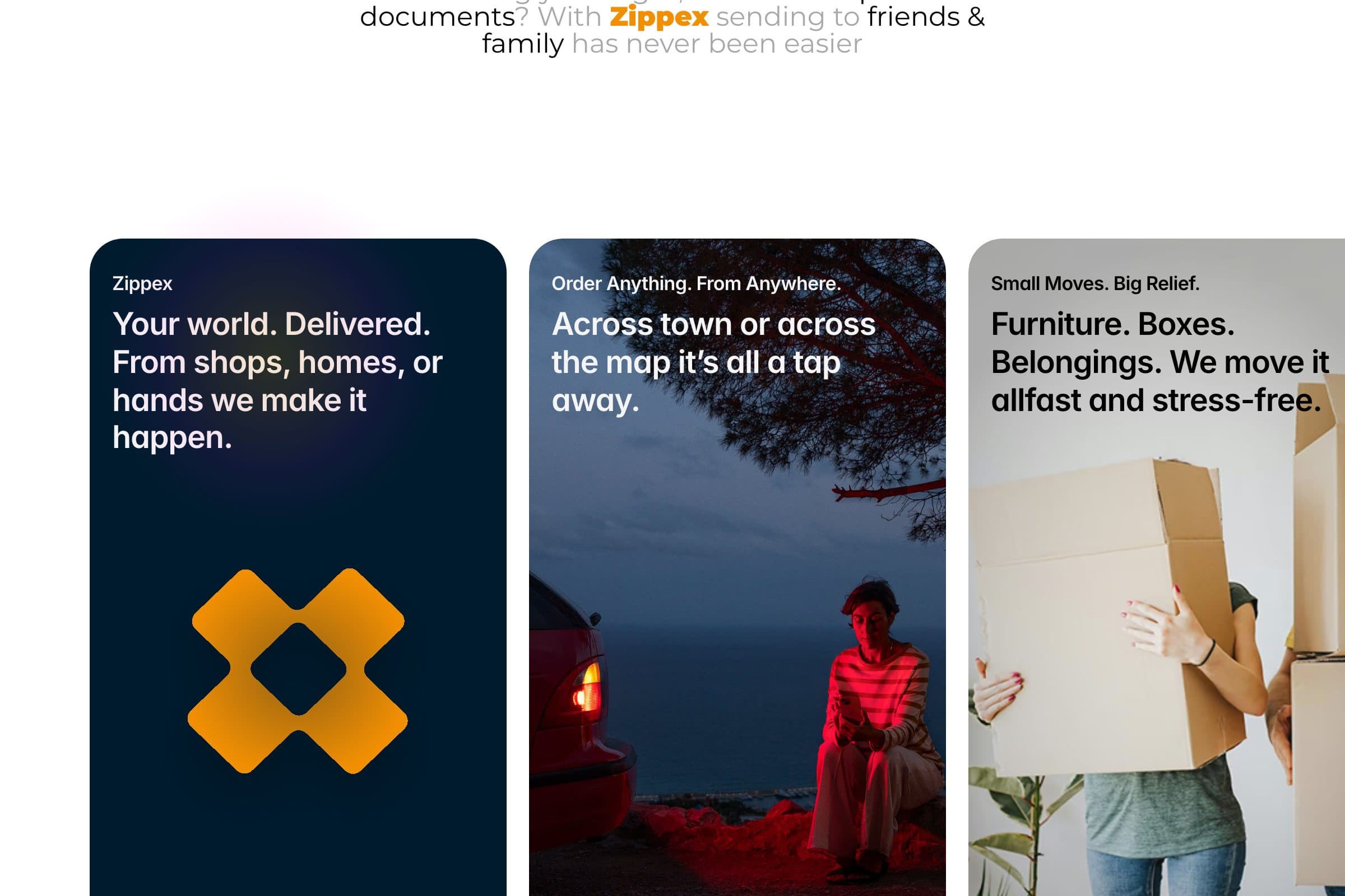 Zippex use cases: your world, delivered